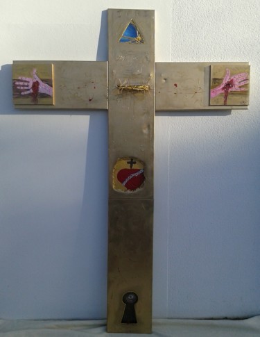 제목이 "La croix"인 미술작품 Régis Le Moël로, 원작, 아크릴