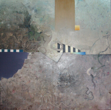 제목이 "map 2G903C"인 미술작품 Reiner Makarowski로, 원작, 기름