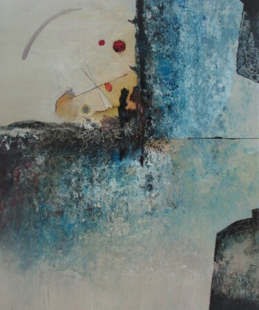 Peinture intitulée "Feuer und Eis" par Reiner Makarowski, Œuvre d'art originale, Huile