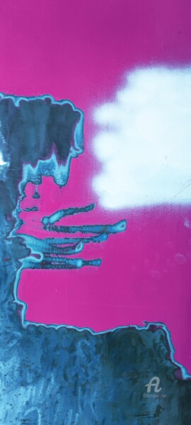 Digitale Kunst mit dem Titel "Mostly pink" von Reiner Poser, Original-Kunstwerk, 2D digitale Arbeit