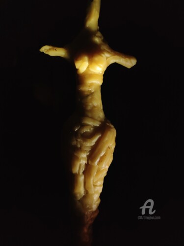 Sculpture intitulée "Small Torso in Wax" par Reiner Poser, Œuvre d'art originale, Savon