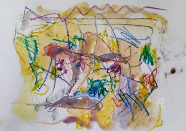 Malerei mit dem Titel "Ich glaub, ich brau…" von Reiner Poser, Original-Kunstwerk, Pastell
