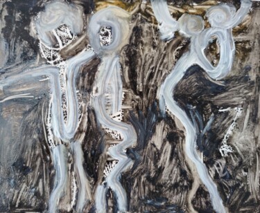 "My white gosts" başlıklı Tablo Reiner Poser tarafından, Orijinal sanat, Petrol