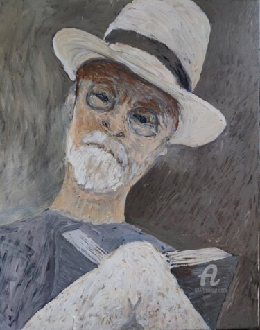 Peinture intitulée "Father" par Reiner Poser, Œuvre d'art originale, Huile