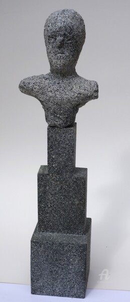 Скульптура под названием "Der Despot auf dem…" - Reiner Poser, Подлинное произведение искусства, Гипс
