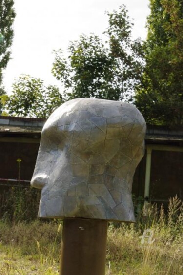 Skulptur mit dem Titel "The Man With the Ir…" von Reiner Poser, Original-Kunstwerk