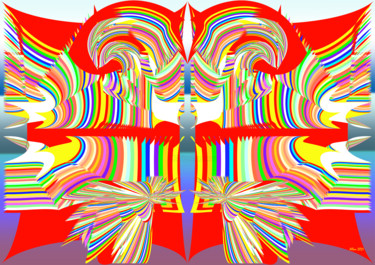 Digitale Kunst getiteld "LA FLEUR DE LUMIERE…" door Reinhard Heydrich Allan De Souza Santos, Origineel Kunstwerk, Digitaal S…