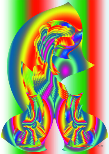 Digital Arts titled "ЗВЕТАН МУМДГИЕВ И П…" by Reinhard Heydrich Allan De Souza Santos, Original Artwork, Digital Painting