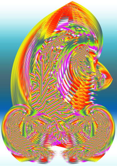 Digital Arts titled "ЮРИЙ ПАЛІБРОДА ТА Й…" by Reinhard Heydrich Allan De Souza Santos, Original Artwork, Digital Painting