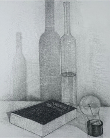 Desenho intitulada ""Reflexiones Estáti…" por Reinold Mesa, Obras de arte originais, Lápis