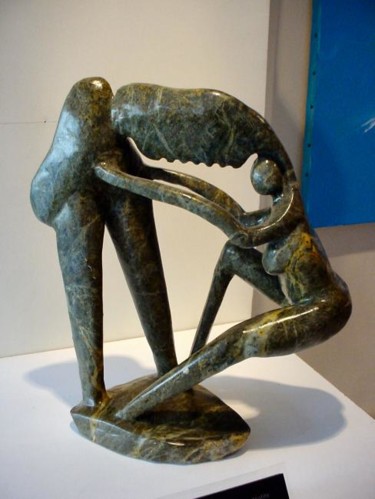 Sculpture titled "mante religieuse" by Claude Reitz, Original Artwork