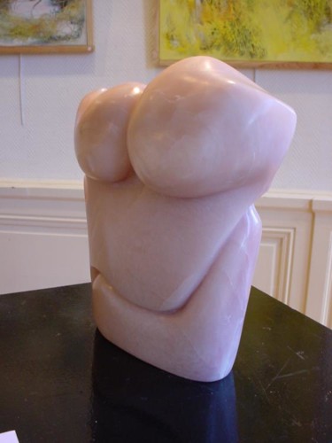 Sculpture titled "un certain sourire" by Claude Reitz, Original Artwork