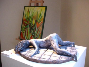Sculpture intitulée "terra moto" par Claude Reitz, Œuvre d'art originale