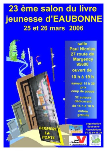 Digital Arts titled "affiche salon du li…" by Claude Reitz, Original Artwork
