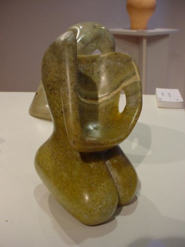 Sculpture intitulée "l'attente" par Claude Reitz, Œuvre d'art originale