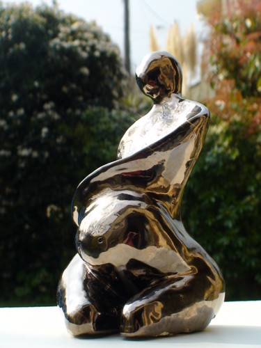 Sculpture intitulée "maternité 2" par Claude Reitz, Œuvre d'art originale