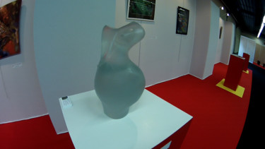 Sculpture intitulée "CHARMES" par Claude Reitz, Œuvre d'art originale, Verre