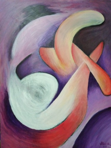 Painting titled "Movimiento" by Javier López Villabrille, Original Artwork, Acrylic