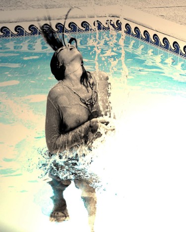Photographie intitulée "La piscine" par Reivax, Œuvre d'art originale, 