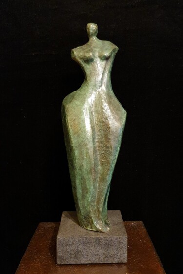 Skulptur mit dem Titel "La Vénus 4/8" von Réjane Lechat, Original-Kunstwerk, Bronze