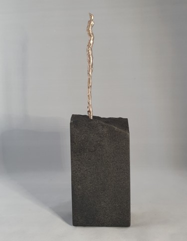 Escultura titulada "Esprit de la Terre 2" por Réjane Lechat, Obra de arte original, Bronce