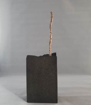Sculpture intitulée "Esprit de la Terre 3" par Réjane Lechat, Œuvre d'art originale, Bronze