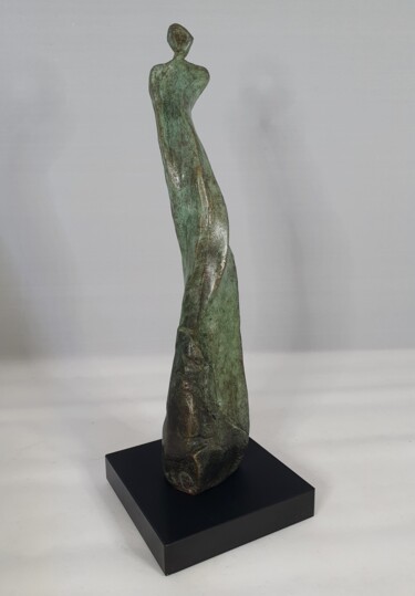 Sculptuur getiteld "Le Soufflev7/8" door Réjane Lechat, Origineel Kunstwerk, Bronzen