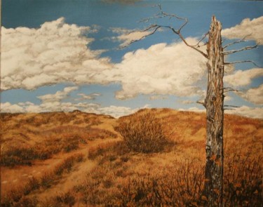 Peinture intitulée "72# Les dunes de Ba…" par Réjean Bergeron, Œuvre d'art originale