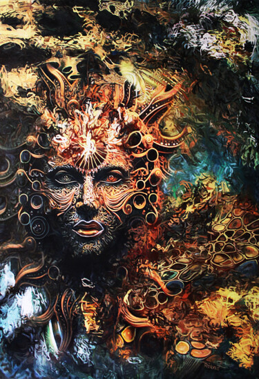 Painting titled "Equinox" by Rékai Zsolt, Original Artwork, Oil