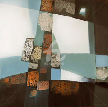Картина под названием "600.jpg" СУММА ЗНАК…" - Нина Расина, Подлинное произведение искусства, Масло