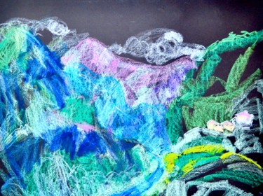 Картина под названием "В горах Черногории" - София Бирюкова, Подлинное произведение искусства, Пастель