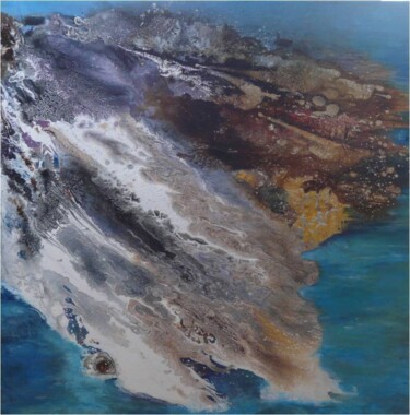 Malerei mit dem Titel "Der Küste entlang" von Remara, Original-Kunstwerk, Acryl