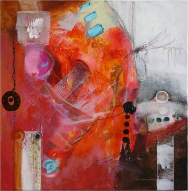 Картина под названием ""The Times They Are…" - Remara, Подлинное произведение искусства, Акрил Установлен на Деревянная рама…