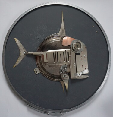 Pittura intitolato "Matador Fish" da Vladimiras Nikonovas, Opera d'arte originale, Metalli