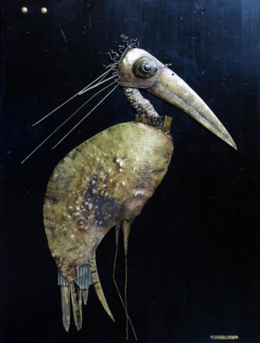 Sculpture intitulée "Bird DX" par Vladimiras Nikonovas, Œuvre d'art originale