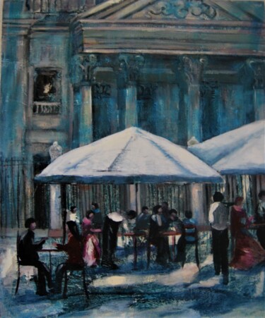 Painting titled "Tapeando por Pamplo…" by Reme, Original Artwork, Oil