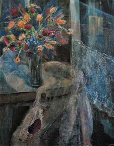Painting titled "la ventana" by Reme, Original Artwork, Acrylic