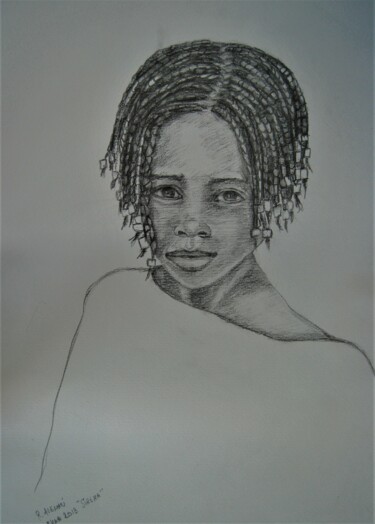 Drawing titled "Fatu" by Reme, Original Artwork, Graphite