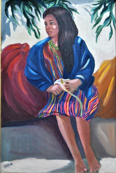 Peinture intitulée "Vilma" par Reme, Œuvre d'art originale, Huile
