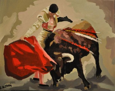 Painting titled "VEN TORO" by Reme, Original Artwork