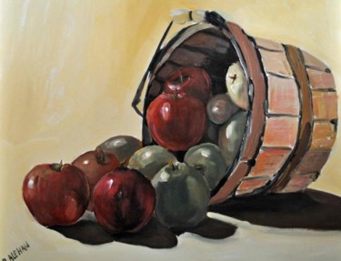 Painting titled "APPLES" by Reme, Original Artwork