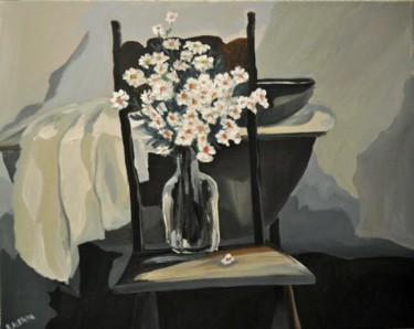 Painting titled "chair I" by Reme, Original Artwork
