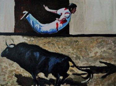 Painting titled "EL RECORTE" by Reme, Original Artwork