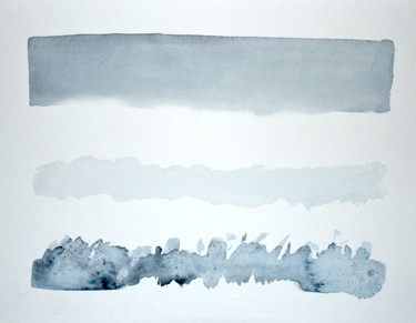 Peinture intitulée "Front de mer #1" par Rémi Collin, Œuvre d'art originale, Aquarelle