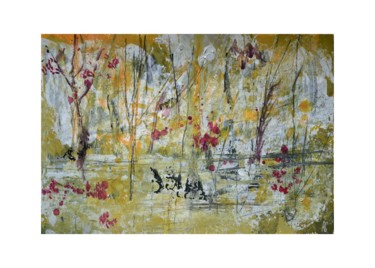 Peinture intitulée "La forêt #4" par Rémi Collin, Œuvre d'art originale, Acrylique
