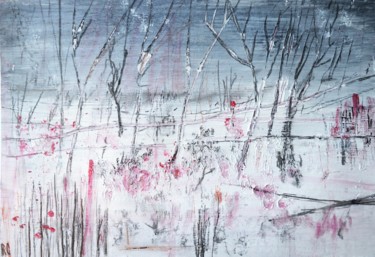 Pittura intitolato "La forêt #6" da Rémi Collin, Opera d'arte originale, Acrilico
