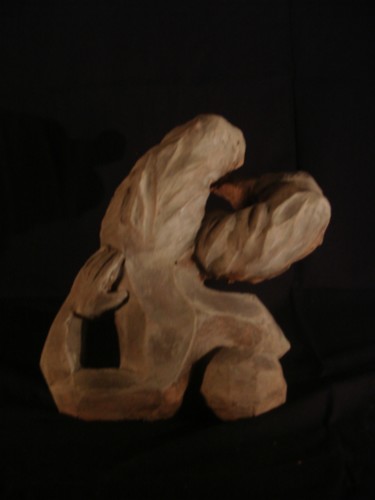 Sculpture titled "Rapp!" by Rémi Dugué, Original Artwork, Ceramics