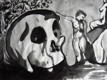 Peinture intitulée "vanité" par Remi Granier, Œuvre d'art originale