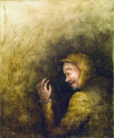 Painting titled "17." by Remigijus Januskevicius, Original Artwork, Oil