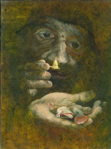 Painting titled "8" by Remigijus Januskevicius, Original Artwork, Oil